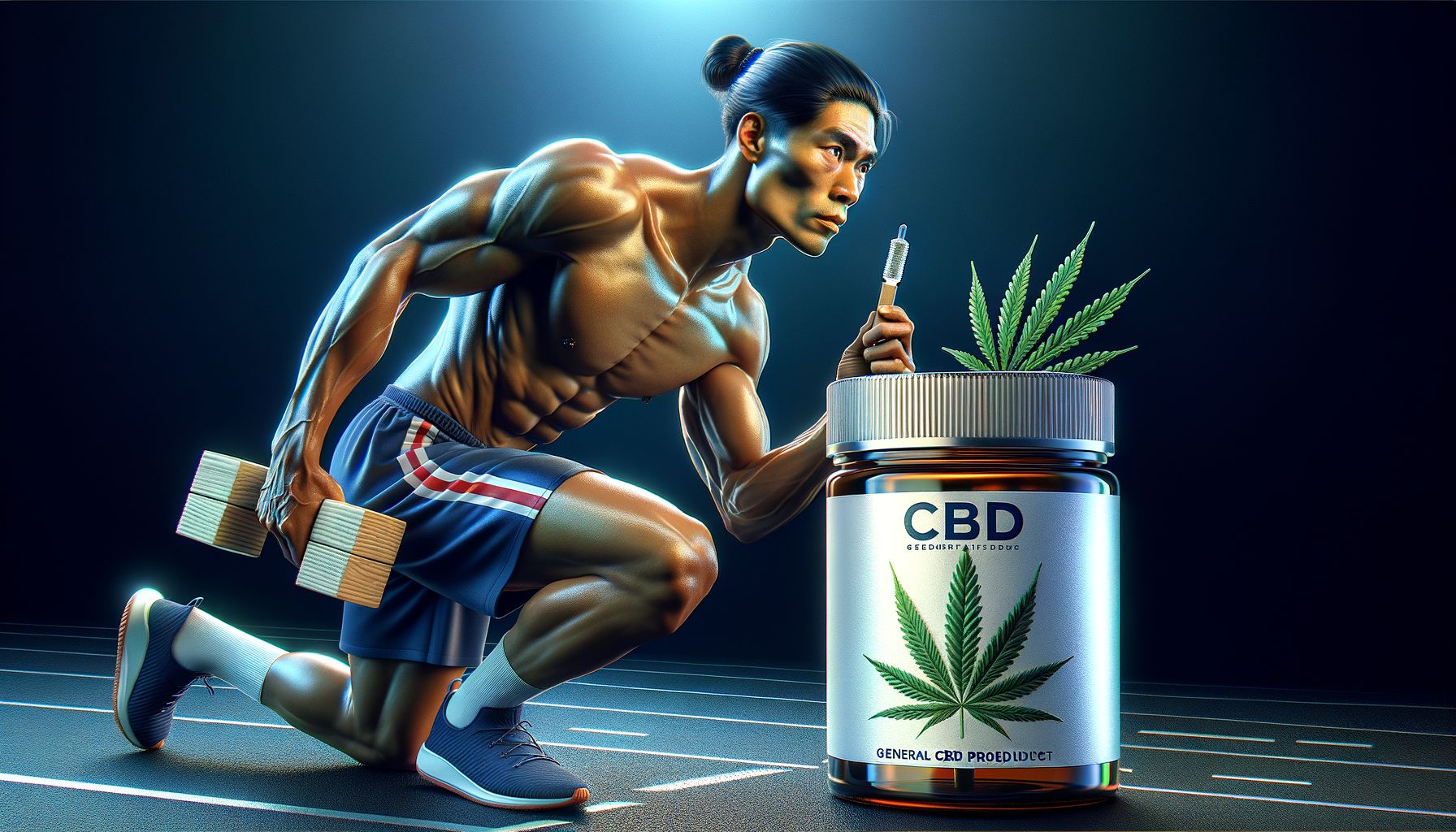 Sportler und CBD